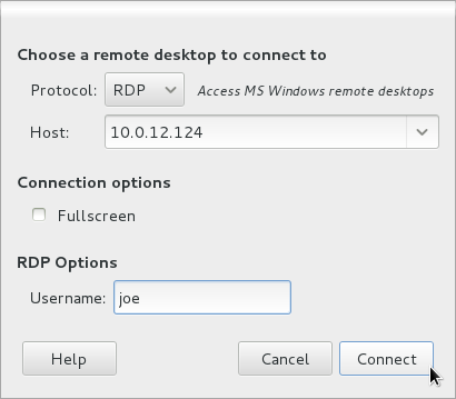 connecting to a computer on the VPN