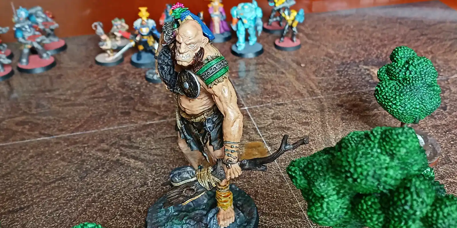 Miniature human giant sculpted by Dungeons & Lasers
