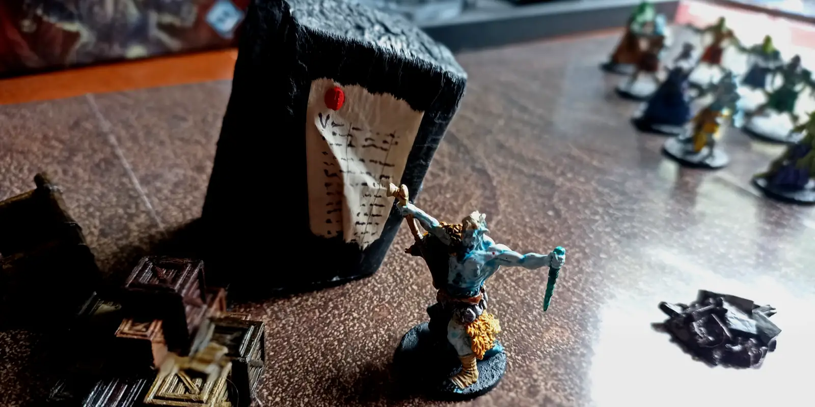 An orc necromancer appears.