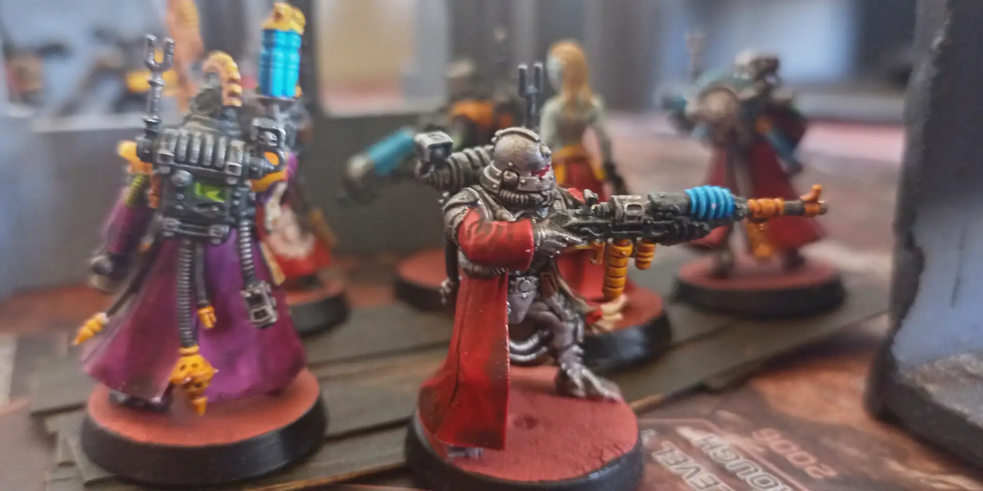 Skitarii Vanguard make for great shields.