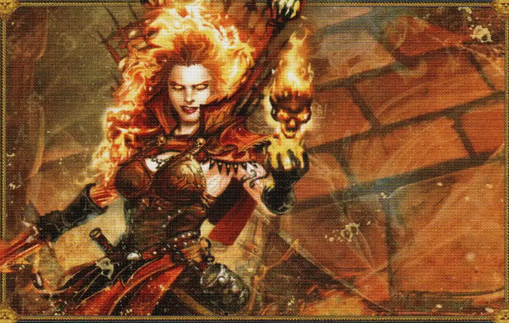 An image of the fire wizard card